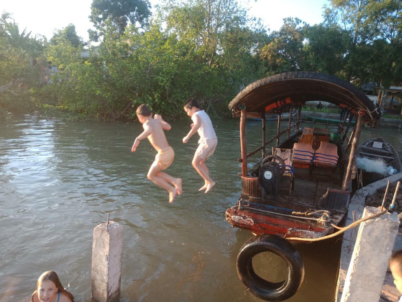 Vĩnh Long Mekong Riverside Homestay מראה חיצוני תמונה